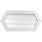 Ekena Millwork Half Round Surface Mount PVC Gable Vent: Functional, w/ 2"W x 1-1/2"P Brickmould Frame, 26"W x 13"H GVPHR26X1302SF - alternate 1